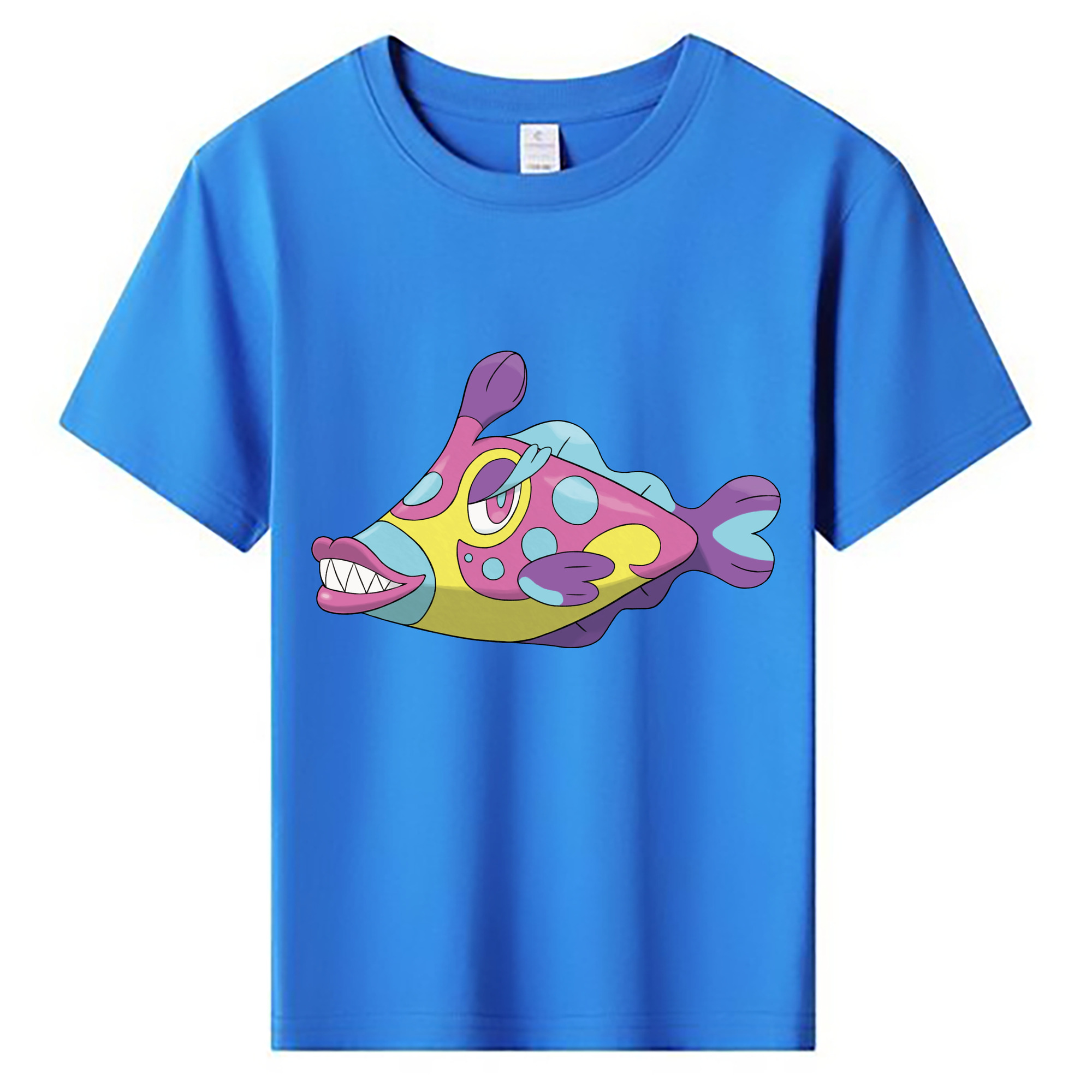 （画像用） ポケットモンスター Pokémon 綿100％キッズTシャツ（フロントプリント）